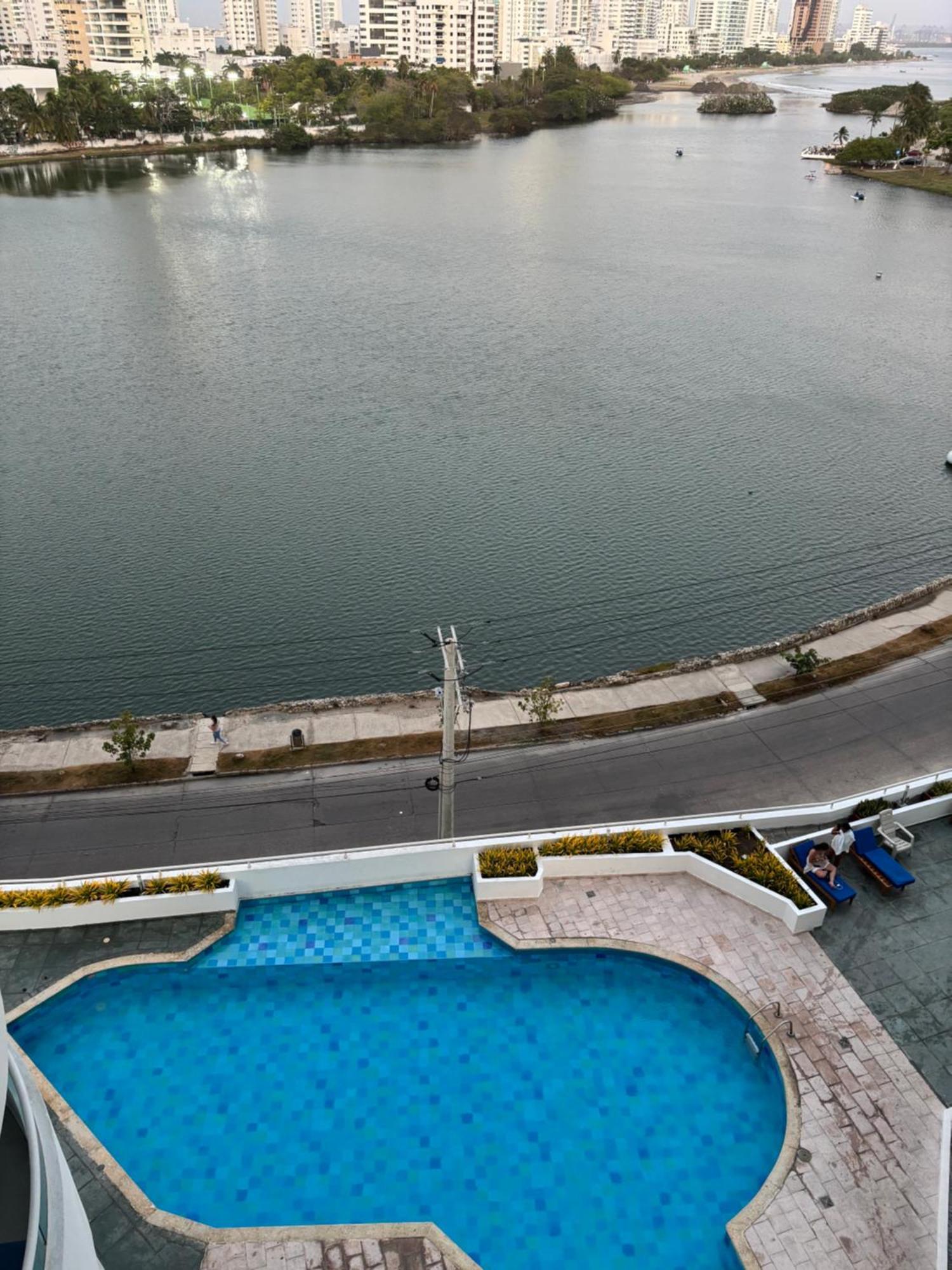 Ocean And Lagoon View In El Laguito 804a Apartamento Cartagena